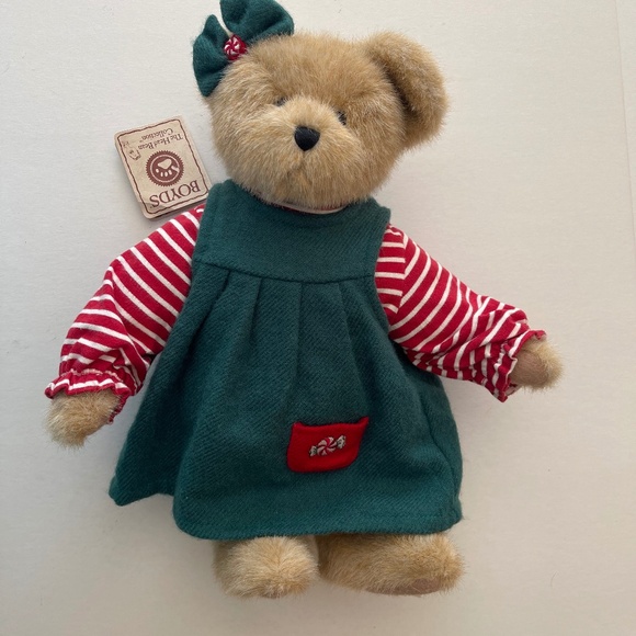 Boyd’s Bear Speara Mintly Christmas Bear - Picture 1 of 15